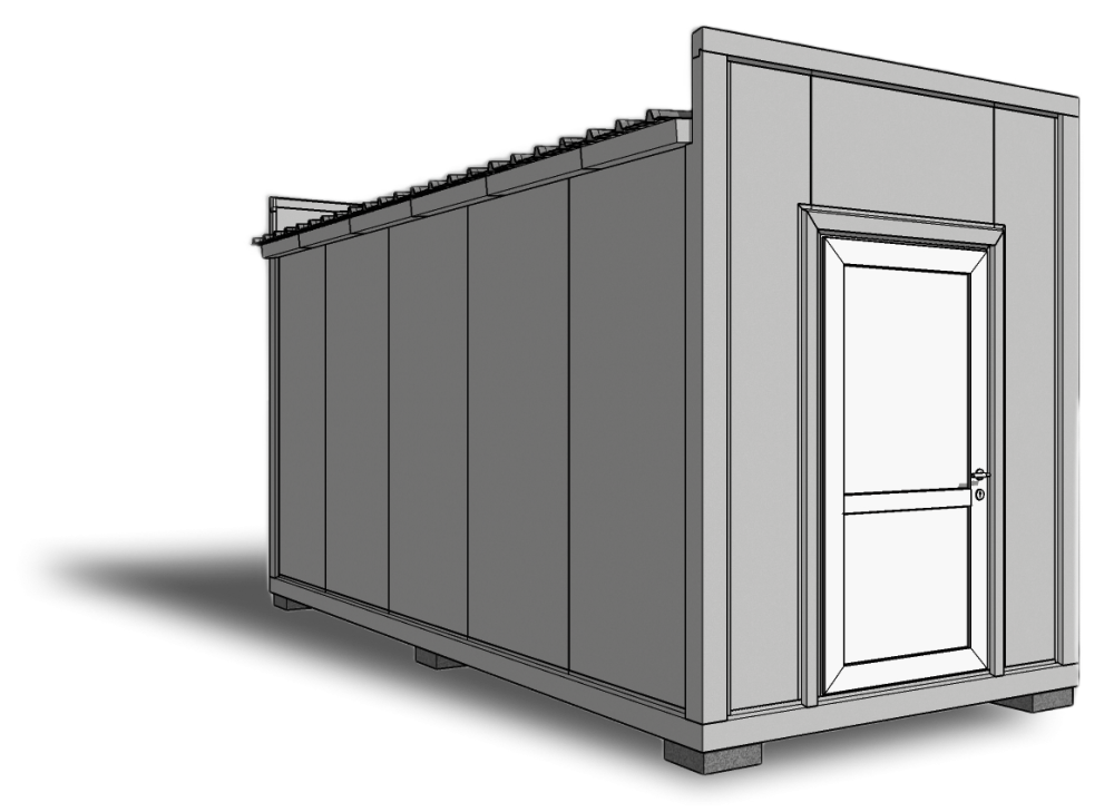 МОДУЛЬНЫЙ СБОРНЫЙ КОНТЕЙНЕР ИЗ СЭНДВИЧ-ПАНЕЛЕЙ («СМАРТОДОМ»)